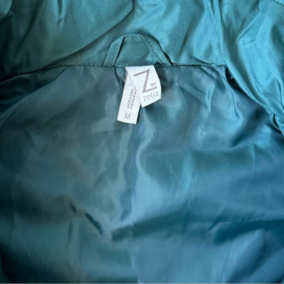 Zella Teal Quilted Puffer Vest - Deep Teal - Picture 4 of 6